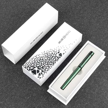 Glatka pisaći olovke HERO H605C, kemijska olovka-valjak 0,5 mm. Poklon set profesionalnih estetske darove Boss za muškarce i žene