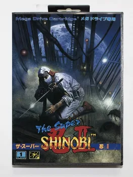 Novi dolazak igre Super kartice Shinobi II 16bit MD za Sega Mega Drive / Genesis sa malo mjenjač