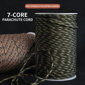 7 Živio 550 Паракордовый kabel 5 8 16 31 m promjera. 4 mm za opstanak u kampu na otvorenom, парашютная uže, pribor za kamperski šator