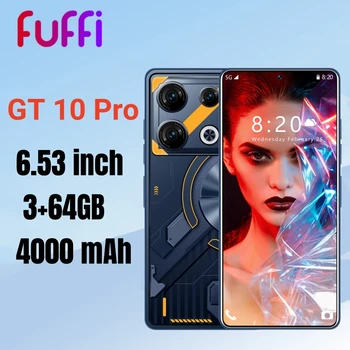 Smartphone FUFFI GT 10 Pro Android 6,53 inča 64 GB ROM-3 GB RAM, Bateriju od 4000 mah Mobilni telefoni 13-Megapikselna Kamera, Original celulares