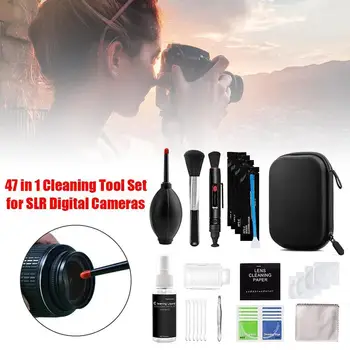 47ШТ Kit Za Čišćenje Fotoaparata Objektiv za Digitalni Slr Fotoaparat Setove Za Čišćenje Senzora Sony Fujifilm Nikon Canon SLR DV Kamere Cleaning Kit