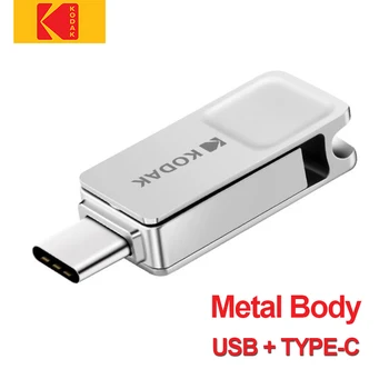 KODAK OTG USB Flash Drive Type-C 64 GB, 128 GB i USB3.1 usb flash pogon Memory Stick U Disk Mini Metalni Štap Za Smartphone, Laptop PC